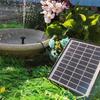1set Solar-powered Fountain Pump Customizable Water Display 30 To 150cm Spray Height Garden Fountain Pump Solar Panel Parts