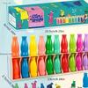 Farbzuordnungs-Memory-Spiel - Familienparty-Brettspiel für Kinder/Erwachsene, Weihnachts-/Halloween-/Valentinstagsgeschenke
