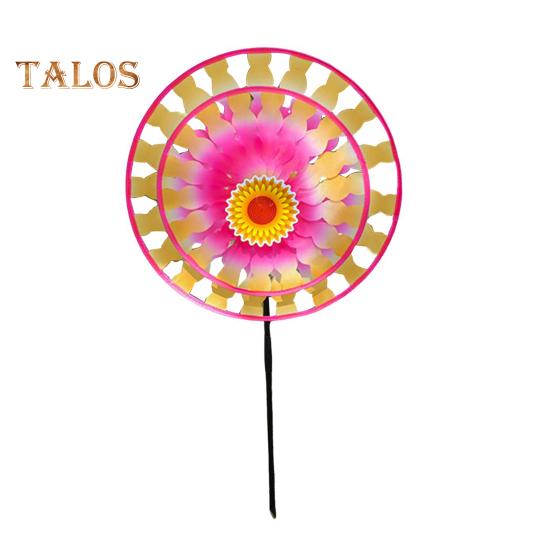 

Ручная ветряная мельница, двухслойная игрушка, яркий цвет, легкий ветровой спиннер, детские игрушки, украшение сада розы красного