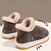 Heel Shoes for Warmth, Thick-soled Indoor Home Use, Fleece and Thickened Cotton Shoes
