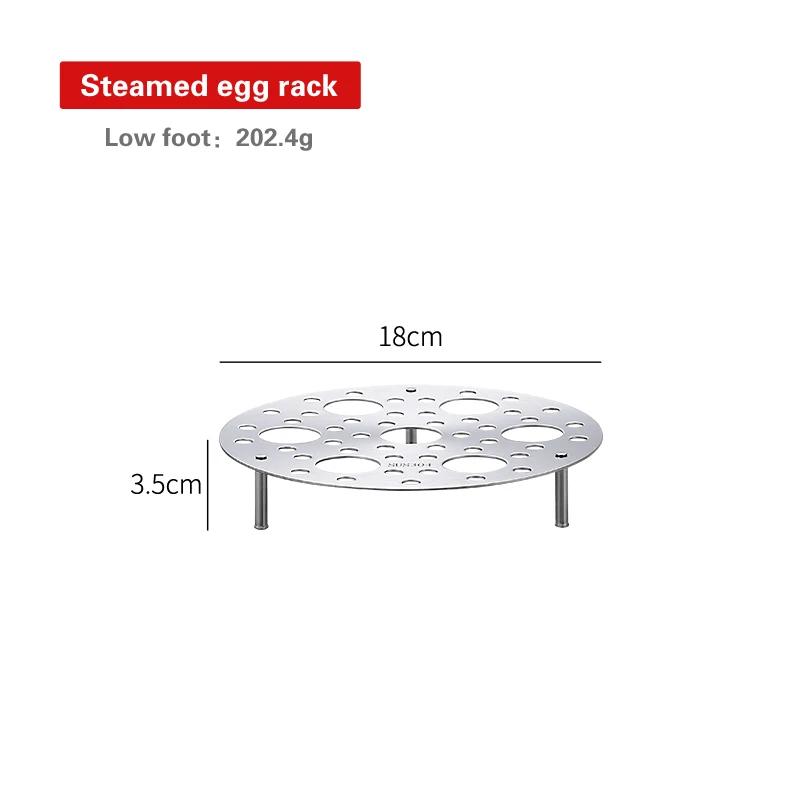 304 Stainless Steel Thickened Steam Rack Universal Steam Rack High Pressure Boiler Steam Grid Steaming Plate High Foot Steamer