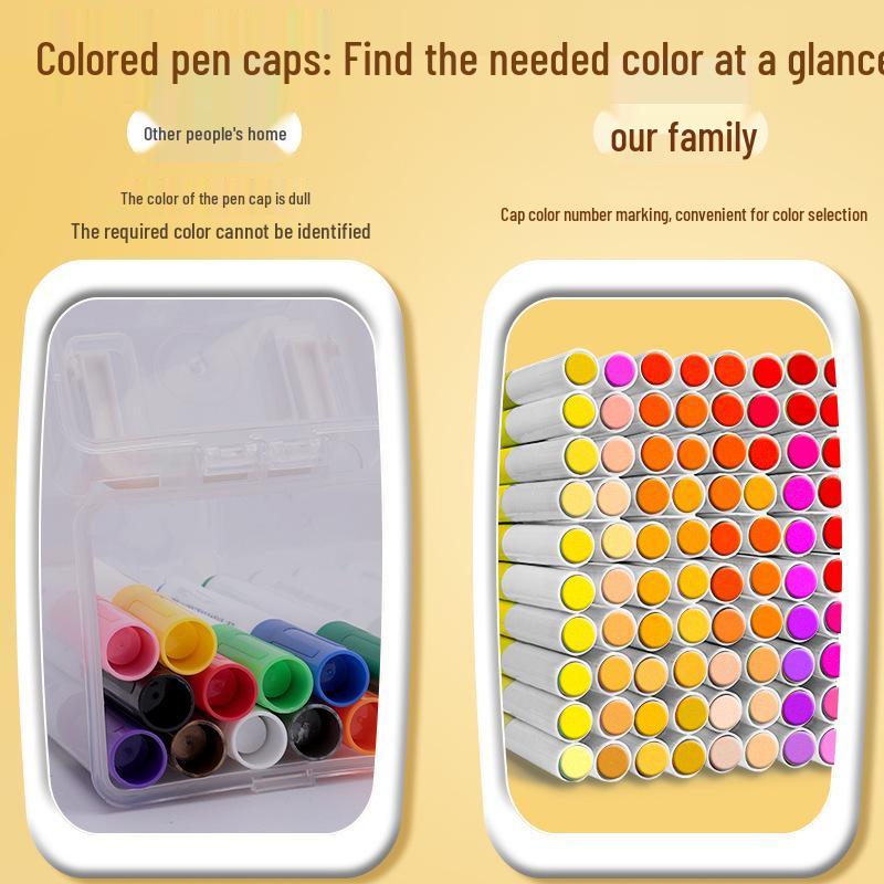Washable Opaque Acrylic Marker Pens for Kids - Layerable Art Pens with Special Caps
