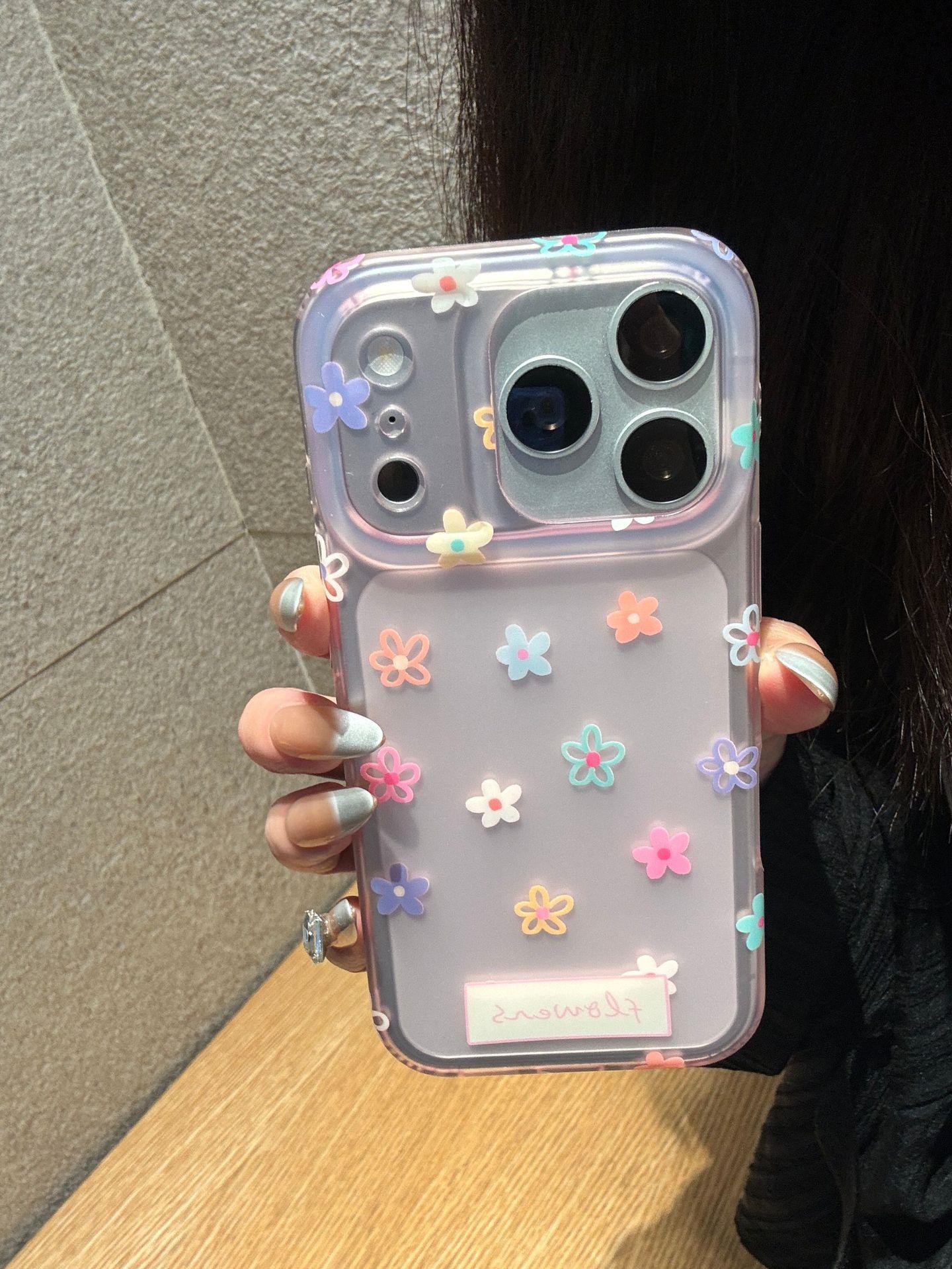 

Elegant 3D Floral Semi-Transparent Phone Case for iPhone 17 Pro Max, 16, 15, 14 (Female Style) iPhone 15 Pro