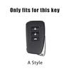 For Lexus NX 200 NX300H RX 350 450H ES 350 ES 300h 2 3 Buttons Keychain Auto  Leather Car Remote Key Case Cover Shell