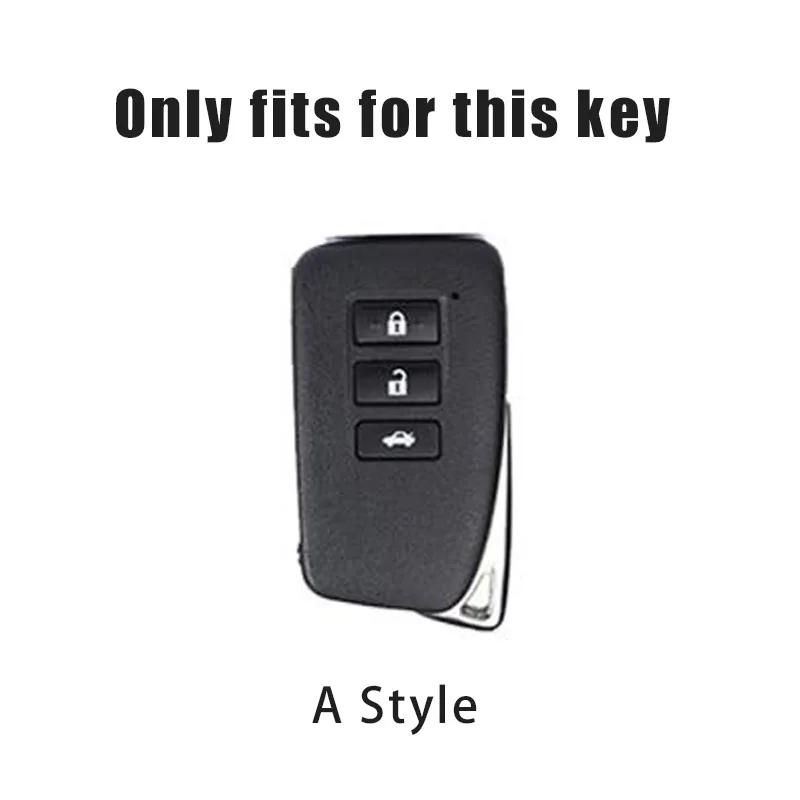 For Lexus NX 200 NX300H RX 350 450H ES 350 ES 300h 2 3 Buttons Keychain Auto Leather Car Remote Key Case Cover Shell