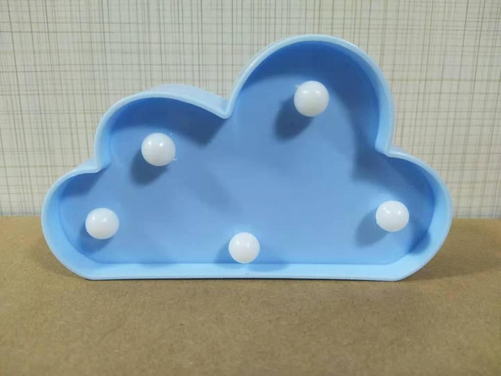 LED Mini Night Light - Flamingo, Pineapple, Cactus, Unicorn & Star Shapes