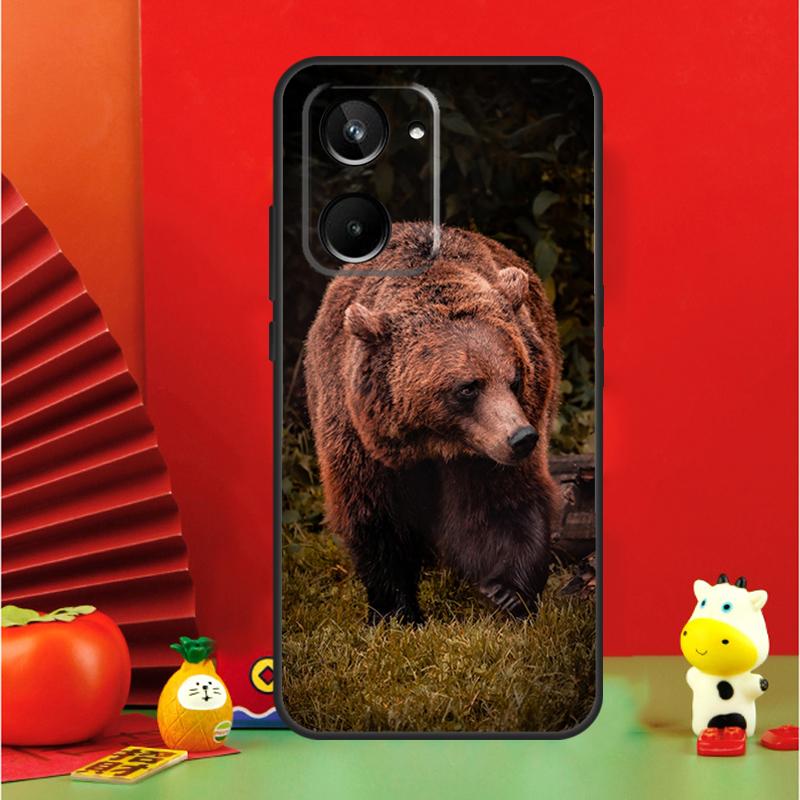 Grizzly Bear For Realme C35 C53 C55 C67 GT Neo 6 GT5 9 10 11 12 Pro Plus C25S C21Y C30 C31 C33 C51 Case