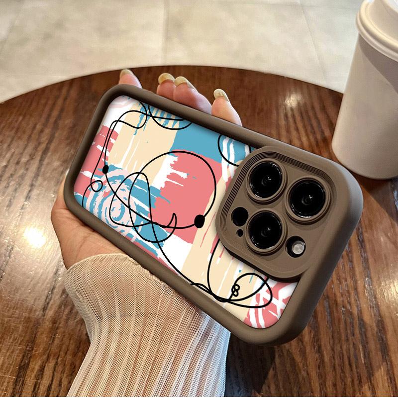 Graffiti Printed Fashion Case Flexible Soft Silicone TPU Shell Full Back Cover for Xiaomi Redmi Samsung Infinix