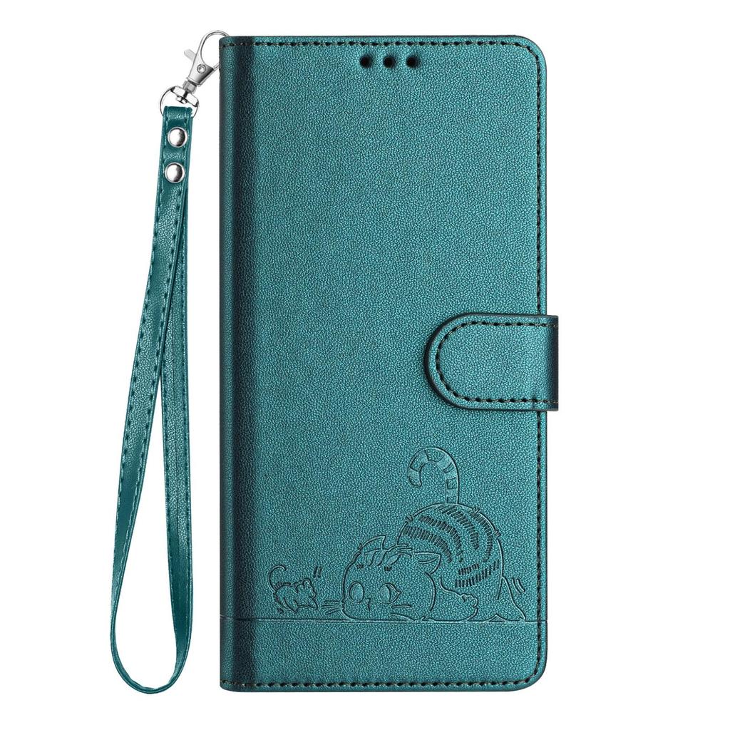 Anti-Diebstahl Leder Flip Wallet Hülle für iPhone 15 Pro Max, 13/14