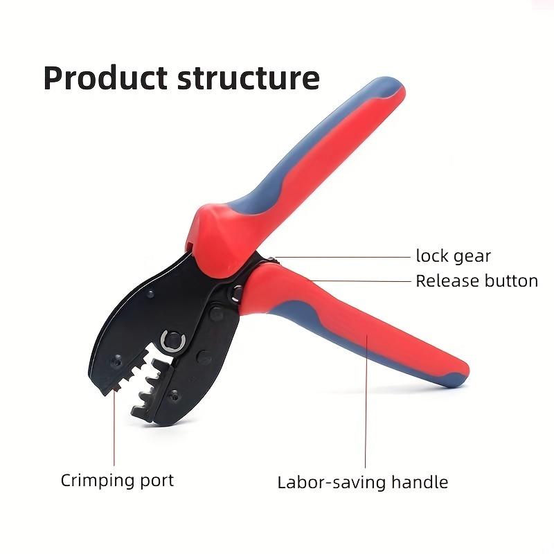 Solar Crimper and Solar Panel Cable Crimping Tool Photovoltaic Cable Connector Crimping Pliers