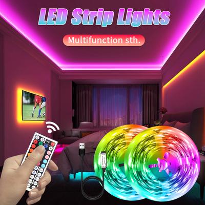 Colorful LED Light Strip with 44 Key Controller Infrared Control Indoor Party Atmosphere Light, 1/2/3/5/10/15/20cm for You To Ch