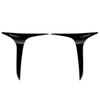 For Toyota Yaris Cross    Car Front Fog Lights Lamp Strips Trim Cover Sticker Car Styling Bright Black