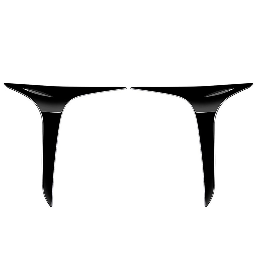 For Toyota Yaris Cross    Car Front Fog Lights Lamp Strips Trim Cover Sticker Car Styling Bright Black