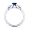 Fashionable and Exquisite 925 Sterling Silver Ring, Blue Gemstone Wedding Engagement Ring, Ladies' Valentine's Day Gift 2025