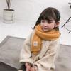 Cute Kids Scarf Autumn Winter Korean Fashion Children's Knitting Neck Warmer Baby Wool Versatile Warm Scarf For Girls Boys