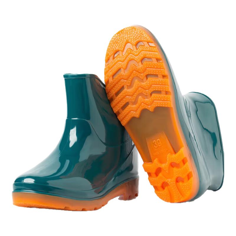 Yulu Kyushu YX-043 Women s Short Green Work Rain Boots 41