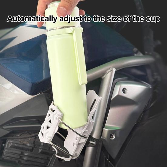 Adaptive Bike Water Bottle Holder Automatic Clamping 360-degree Rotating Cup Cage Quick Installation Bike Cup Holder