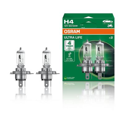 64193ULT H4 60/55W Ultra Life High Efficiency Halogen Bulb