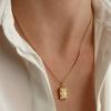 Style Star Moon Necklace For Women With 18k Gold Plating And Diamond Embellishments