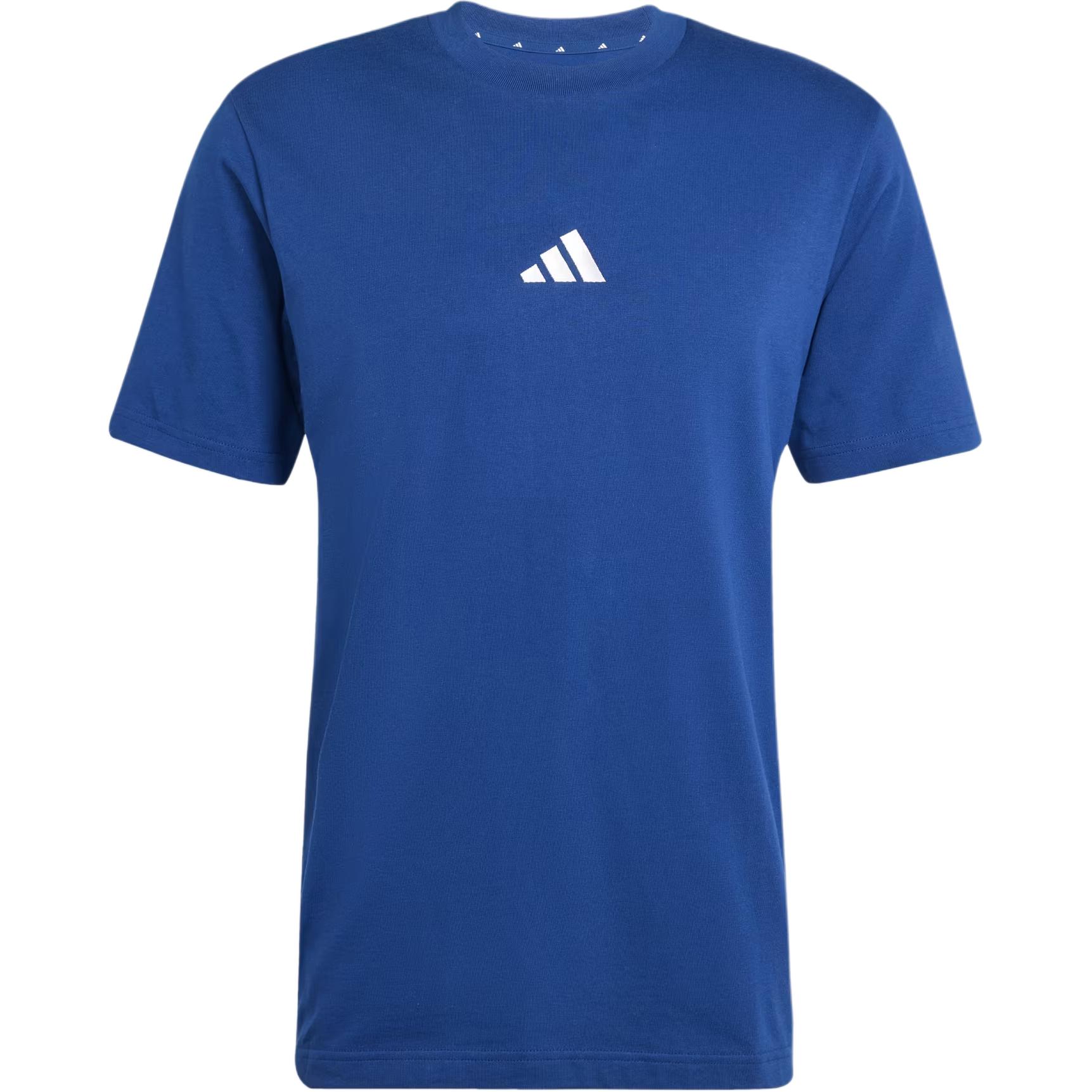 Одежда Adidas Футболки Мужские Темно-синие С круглым вырезом JE6399 L