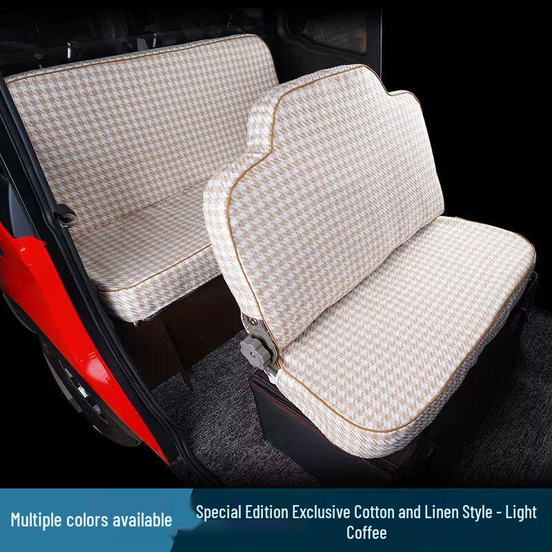 Universal Linen Car Seat Cover for Four-Wheel Vehicles