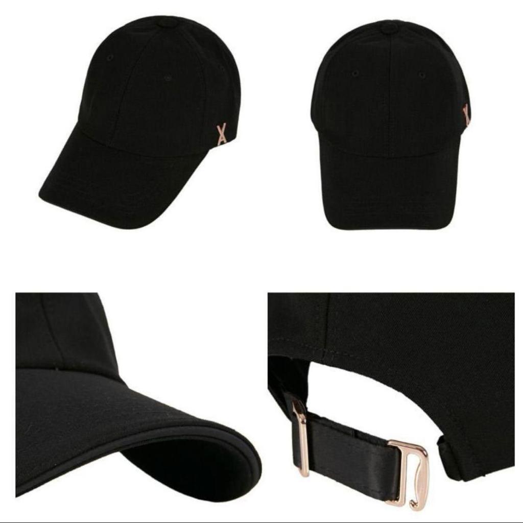 [USED] VARZAR 642 Official Authentic Bazar Cap in Black and Rose Gold