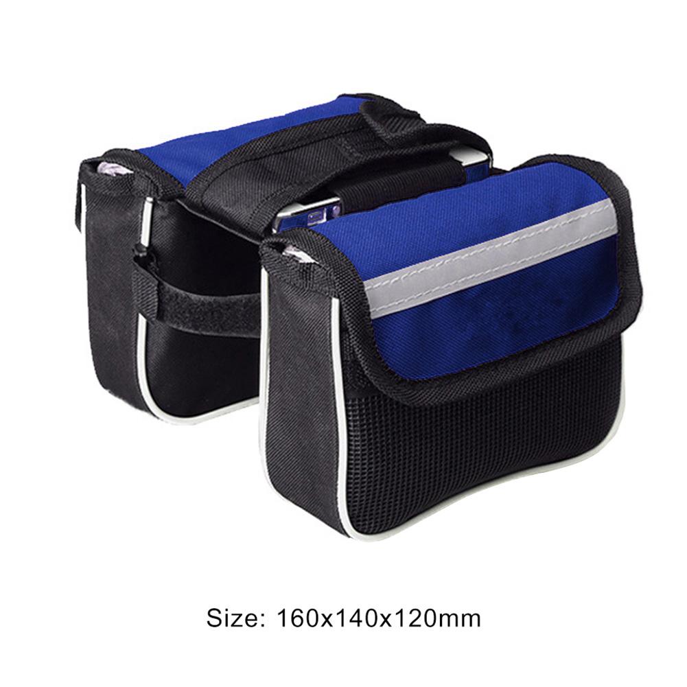 Bicycle Front Tube Bags Mobile Phone Case Waterproof Saddle MTB Cycling Pouch