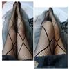 Japanese Style Women's Tights Summer Nylon Print Stocking Sexy Lingerie Gothic Hosiery Seamless Fishnet Mesh Pantyhose High Sock