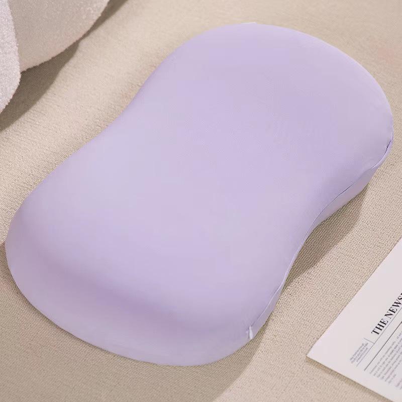 Ice Silk Memory Foam Cat Belly Pillow for Summer – Cervical Support Cushion for Sleep and Office