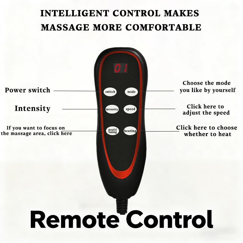 Electric Full Body Vibration Massage Mattress Mat Heating Infrared Massage Pad Massage Cushion Kneading Neck Back Pain Relief Relaxation,Nine Modes