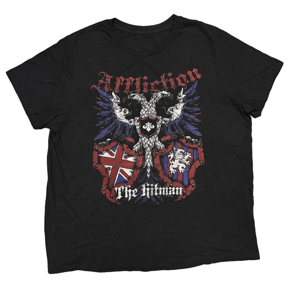 

New Affliction Signature Hitman Ricky Hatton Cotton Unisex S-5Xl Shirt Ss2472 M