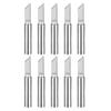 10pcs Soldering Iron Tips 900M-T-I K B IS SK 1C 2C 3C 4C 5C 0.8D 1.6D 2.4D 3.2D Tip Edge Replacement Welding Solder Station Kits
