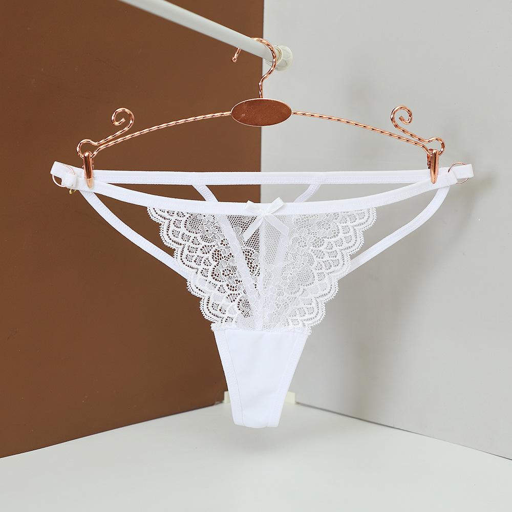 Spitzen-String, Verführerischer Hüft-T-Back-Slip mit Hohldesign für Frauen