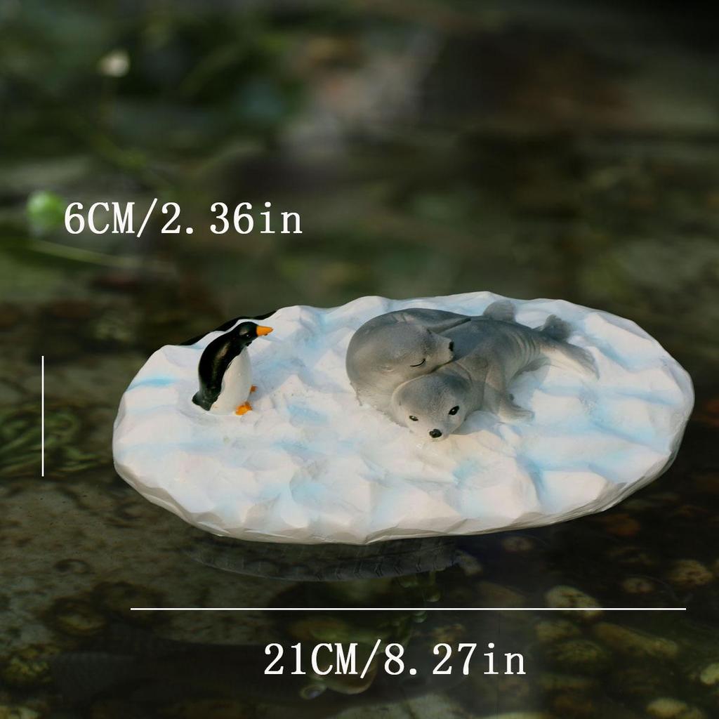 Frog Duck Resin Figurine: Miniature Floating Decoration for Home and Garden