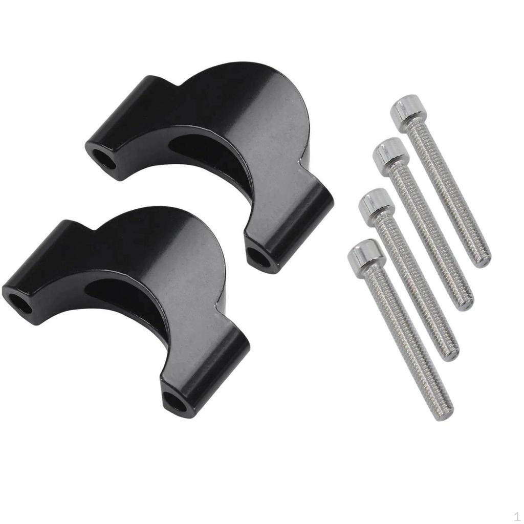 31.8 Mm Handlebar Riser Spacer Curved Clamp-Like Bike Part Matching Metal Screws