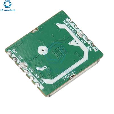5.8G FM Wireless Transmitter Module 100mw Audio Video Transmission 8-CH VTX SPI/Switch Control TX5823S for Audio Video Systems