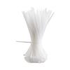 Large White Nylon Cable Ties of 4*150*4*200*5*250*3*60*3*80