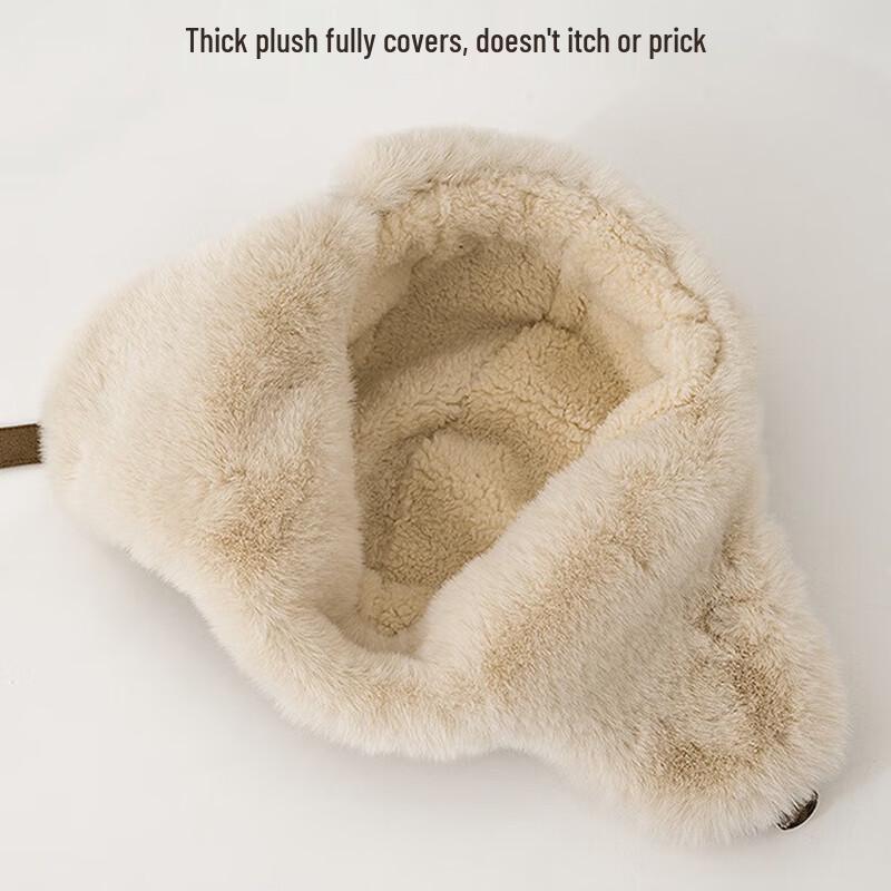 Ai Lan Hui Jia DH Autumn Winter Suede Trapper Hat