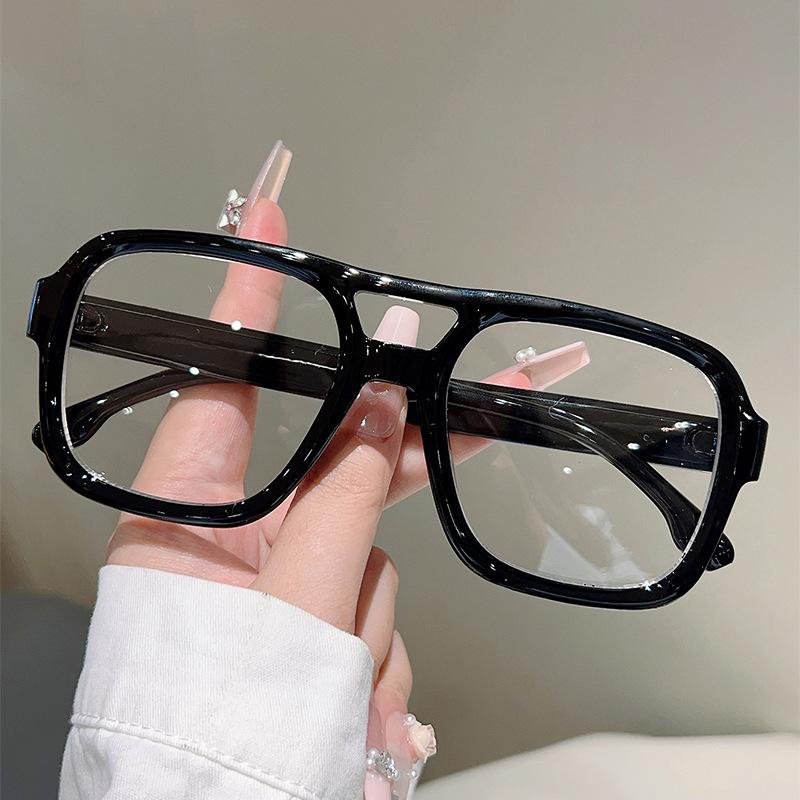 

Vintage Anti Blue Light Optical Glasses Women Brand Designer Myopia Customize Prescription Reading Eye Glasses Flat Top Frame