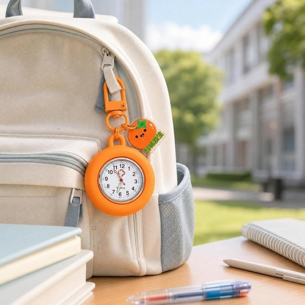 Bag Hanging Pocket Watches Colourful Students Clock Pendant Decoration Watch Keychains Men