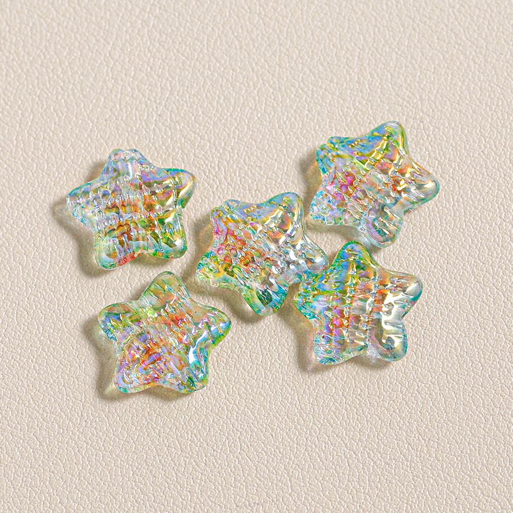 

Хайди 15 Картина маслом пятиконечная звезда бисерный браслет и цепочка для телефона аксессуары 15*15.5MM