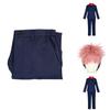 Durable And Comfortable Jujutsu Kaisen Yuji Itadori Cosplay Outfit With Synthetic Wig