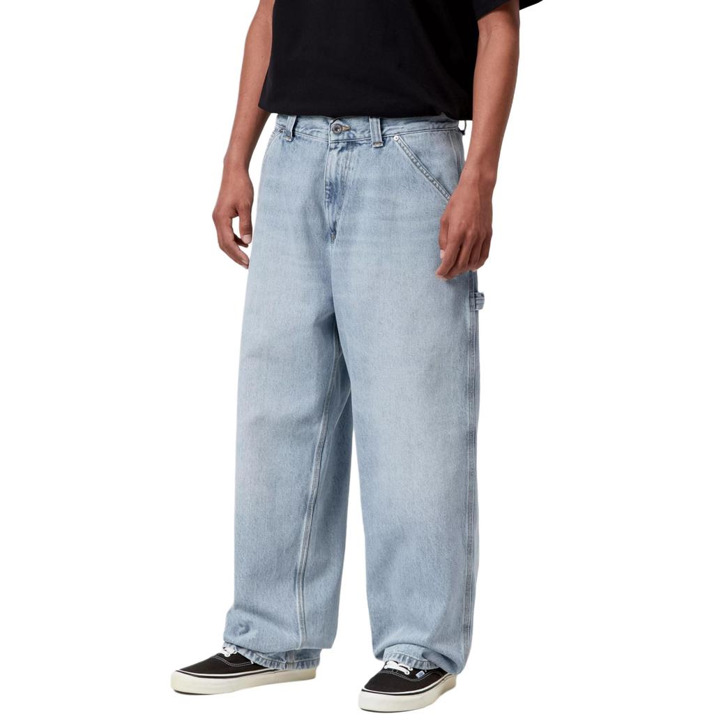 Carhartt WIP SS26 Belmont Pant Loose Straight Thick Clean Trendy Denim Jeans Unisex Pants I036591-01-WU