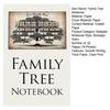 Family Tree Notebook Vzpomínky na předky Silný papír Záznam předků Hladké psaní Jasný tisk Strom Tisk Význam Family Gift Genealogy Journal