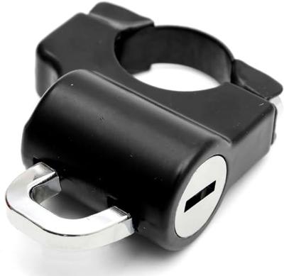 GoodsLand [2 Color] Universal Helmet Lock, Helmet Holder, Motorcycle, Handle, Scooter, Pipe, Security Key,