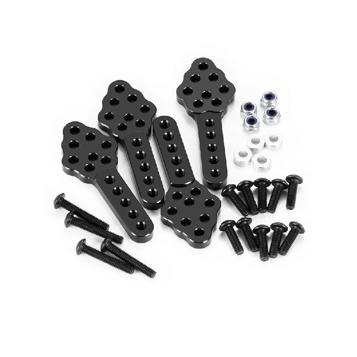 AXSPEED Aluminum Alloy Adjustable Front Rear Suspension Shock Mount Lift Kit for Axial SCX10 1/10 RC Crawler Car Upgrade Parts