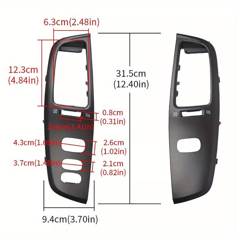 Car Dashboard Air Vent Panel Cover For Toyota Land Cruiser 100 LC100 FJ100 UJZ100 1997-2007 A/C Air Outlet Frame LHD