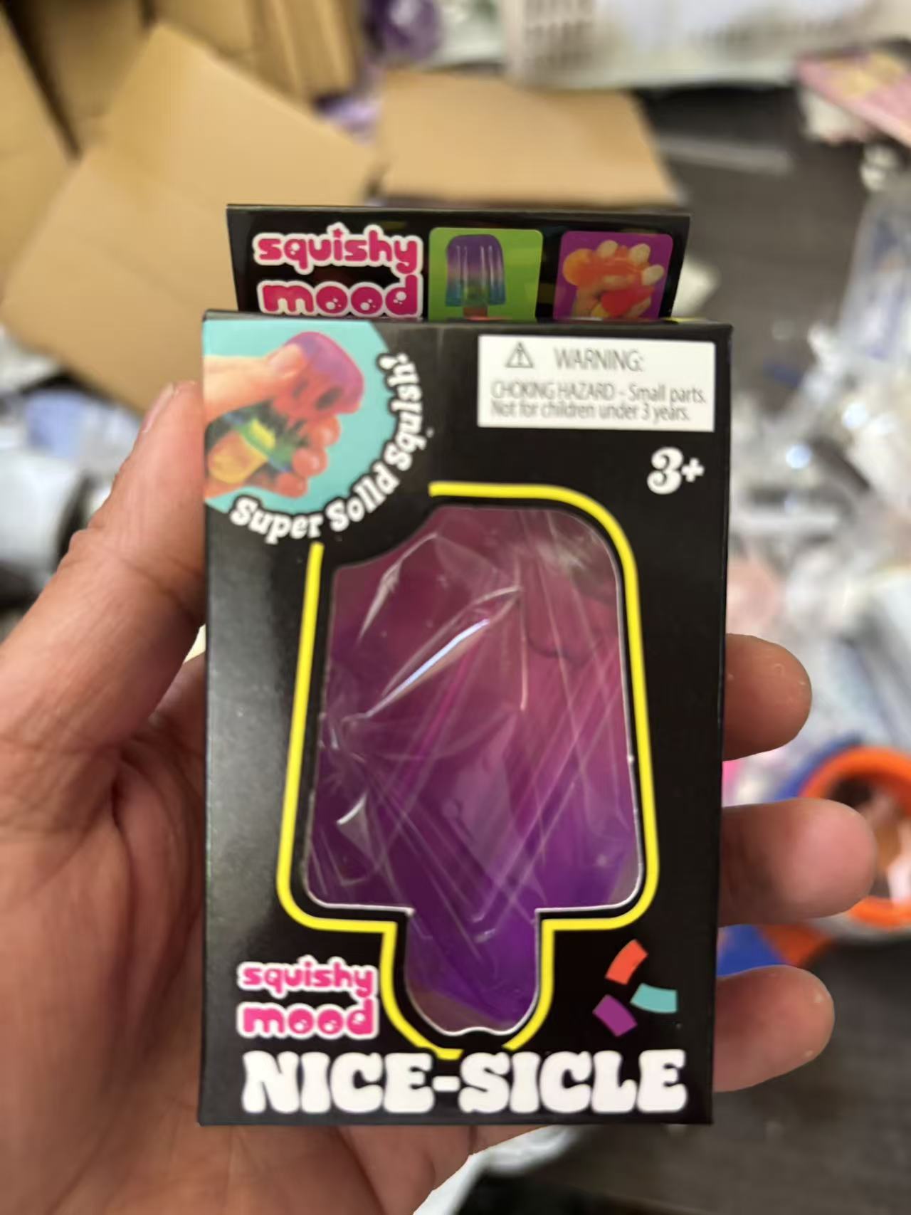 New Icecreamsqueezesquishy Popsicle Ice Cream Pinch Music Decompression Toy *2pcs