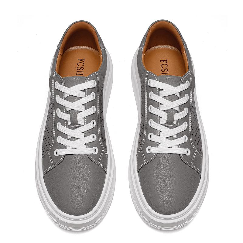 Fashion Handmade Oxford Shoes Comfortable Casual Shoe Versatile Men Punching  Eather Breathable Shoes Classic Soft Sole Outdoor Sneakers