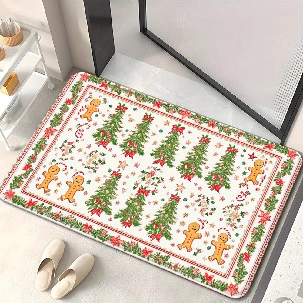 Willkommen! Inspirationsmuster Fußmatte  Künstlerischer Eleganter Druck  Rutschfeste Bodenmatte  Geeignet für Eingangsbereich und Heimdekoration